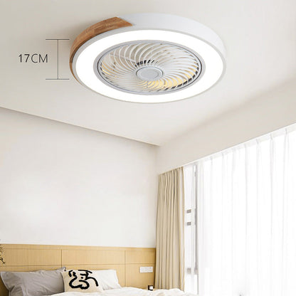 Modern Wood Ceiling Fans With LED Lights