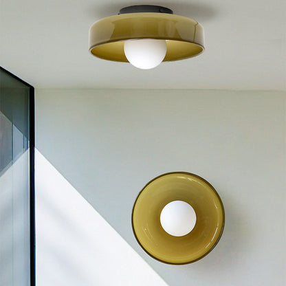 Modern Round Flush Mount Kitchen Ceiling Light