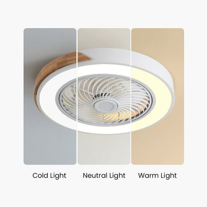 Modern Wood Ceiling Fans With LED Lights