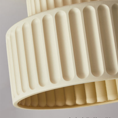 Vintage Cream Style Painted Semi Flush Mount Ceiling Light -Homdiy