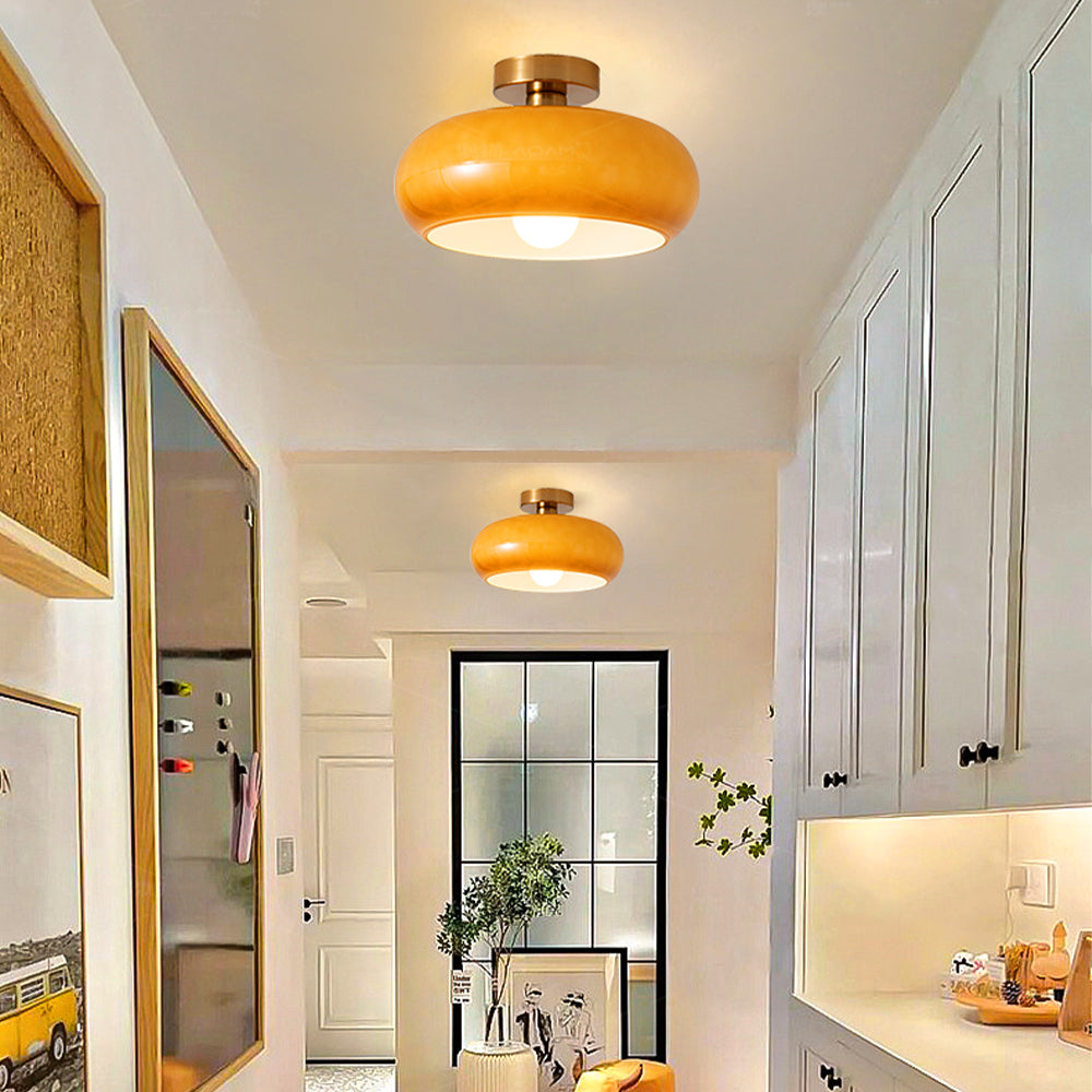Vintage Round Glass Ceiling Lights
