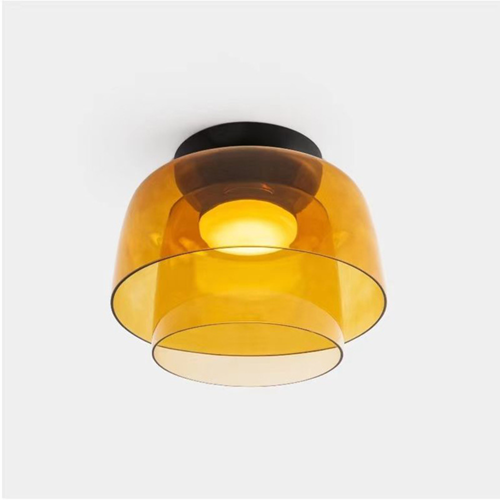 Nordic Designer Creative Personality Medieval Glass Ceiling Lamp -Homdiy