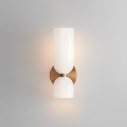 Double Head Glass Wall Lamp LED Sconce for Bedroom