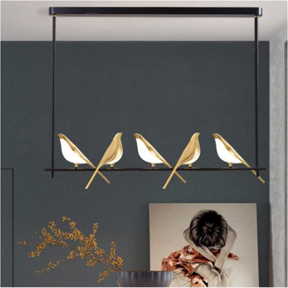 Creative Birds LED Circle Pendant Light