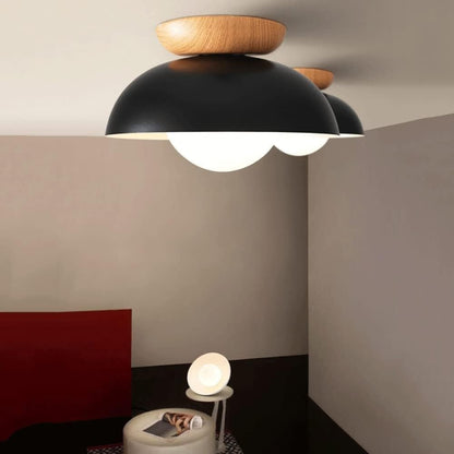 Modern Minimalist Semi-Flush Mount Ceiling Light