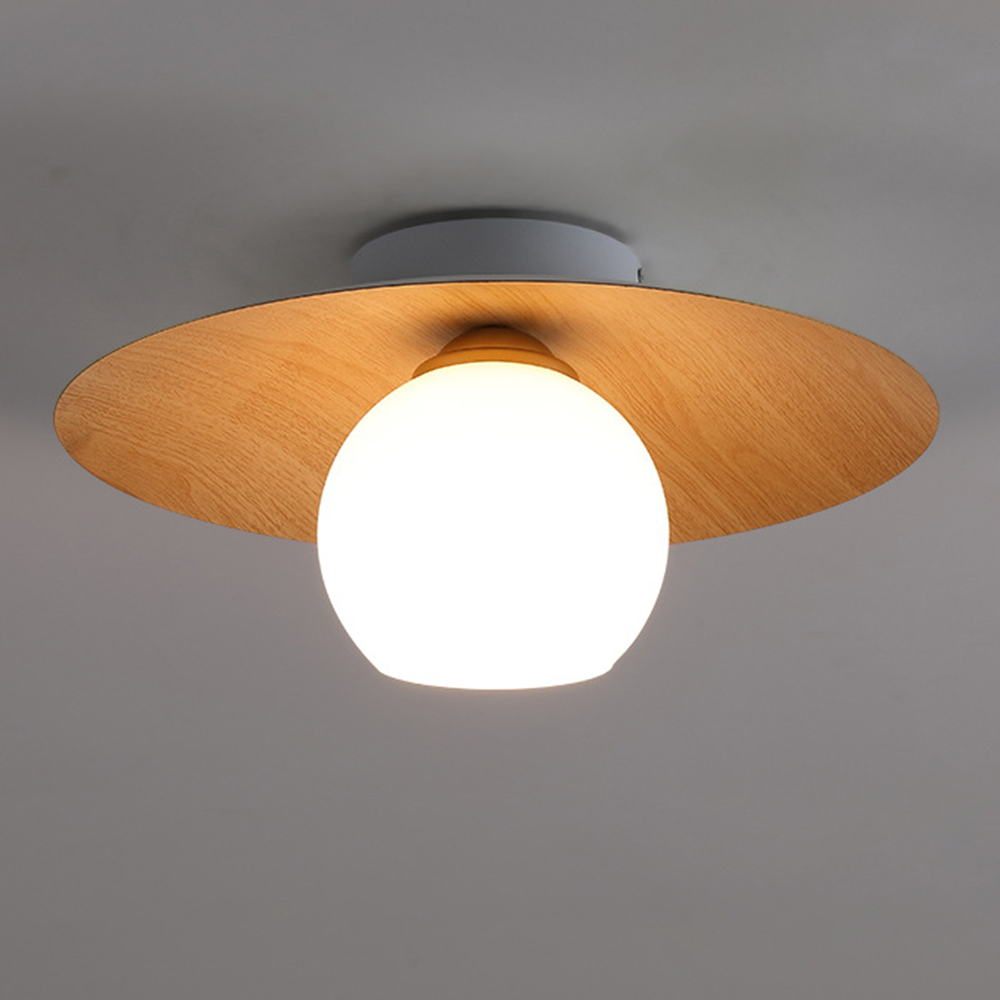 Modern Natural Wood Bedroom Ceiling Lamps