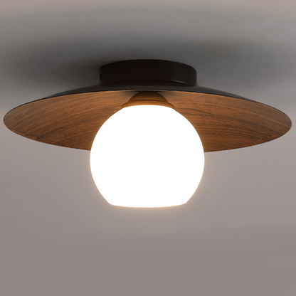 Modern Natural Wood Bedroom Ceiling Lamps