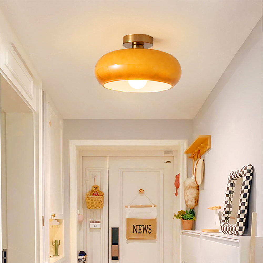 Vintage Round Glass Ceiling Lights