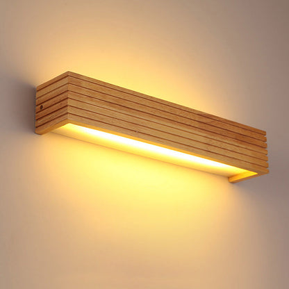 Wood Rustic LED Bathroom Vanity Wall Lighting