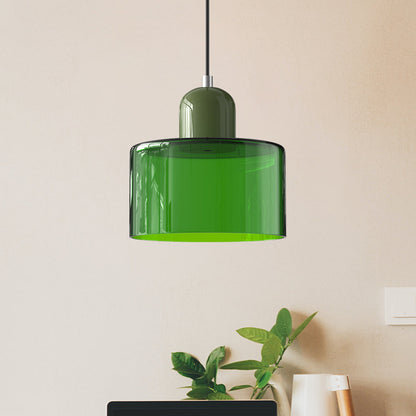 Modern Bauhaus Fresh Glass Pendant Light For Kitchen Island