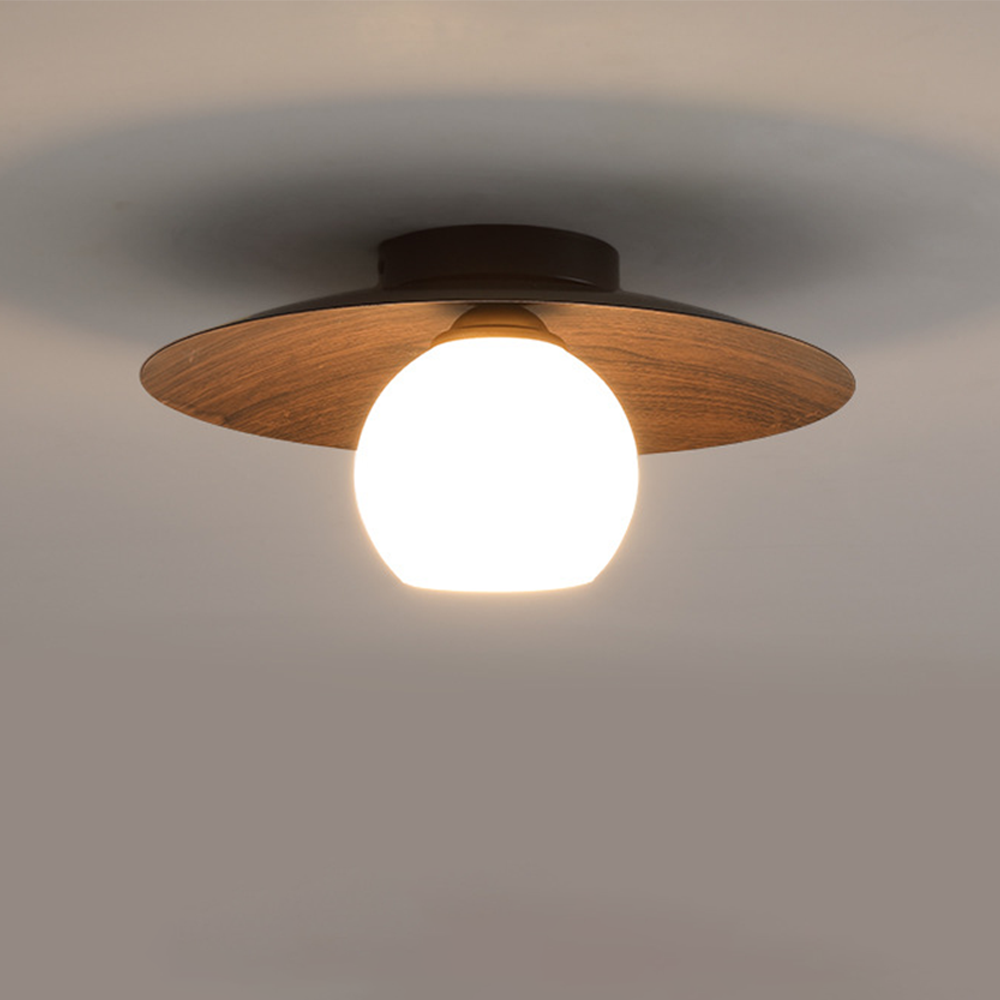 Modern Natural Wood Bedroom Ceiling Lamps