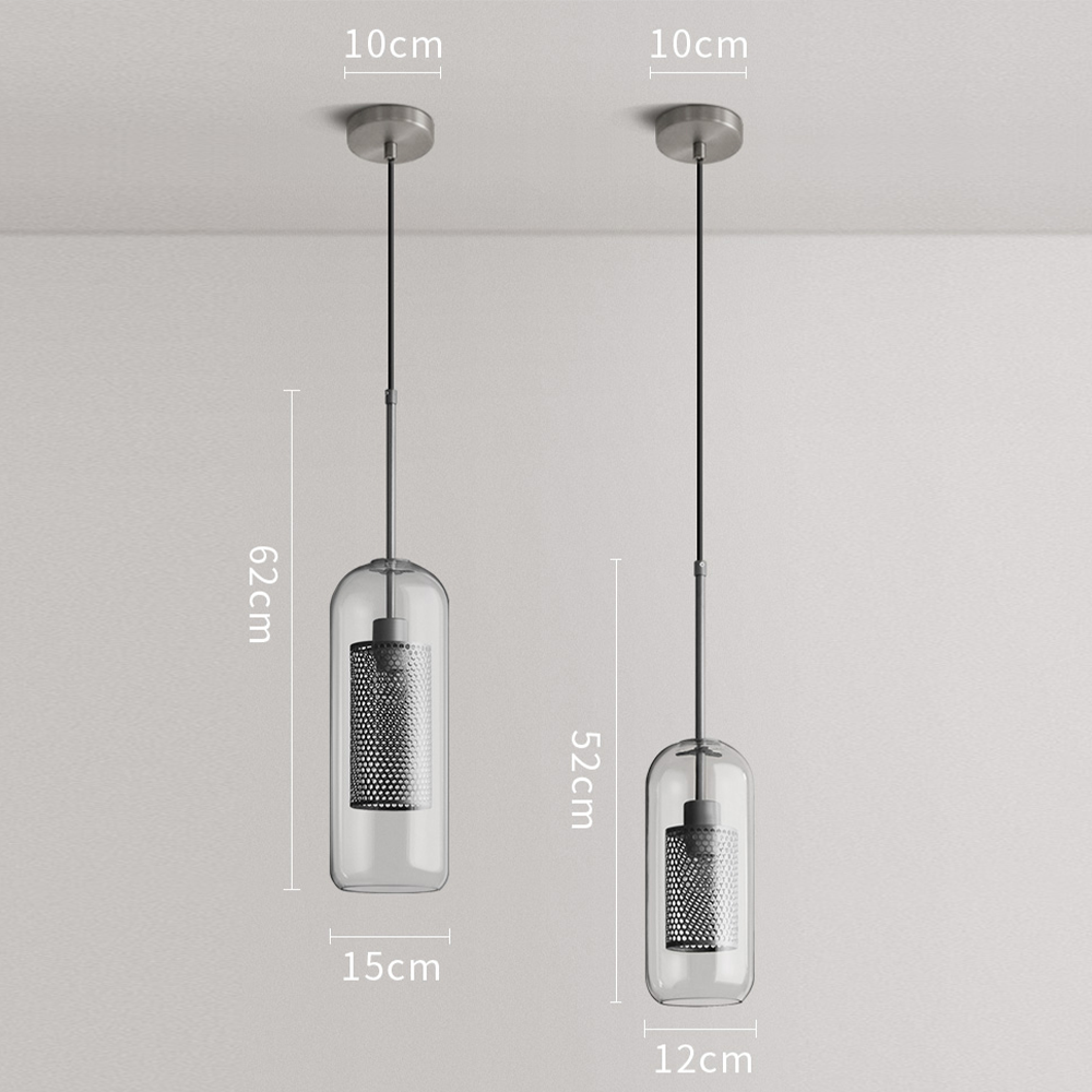 Modern Decor Chiswick Glass Pendant Light -Homdiy