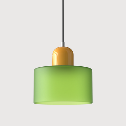 Modern Bauhaus Fresh Glass Pendant Light For Kitchen Island