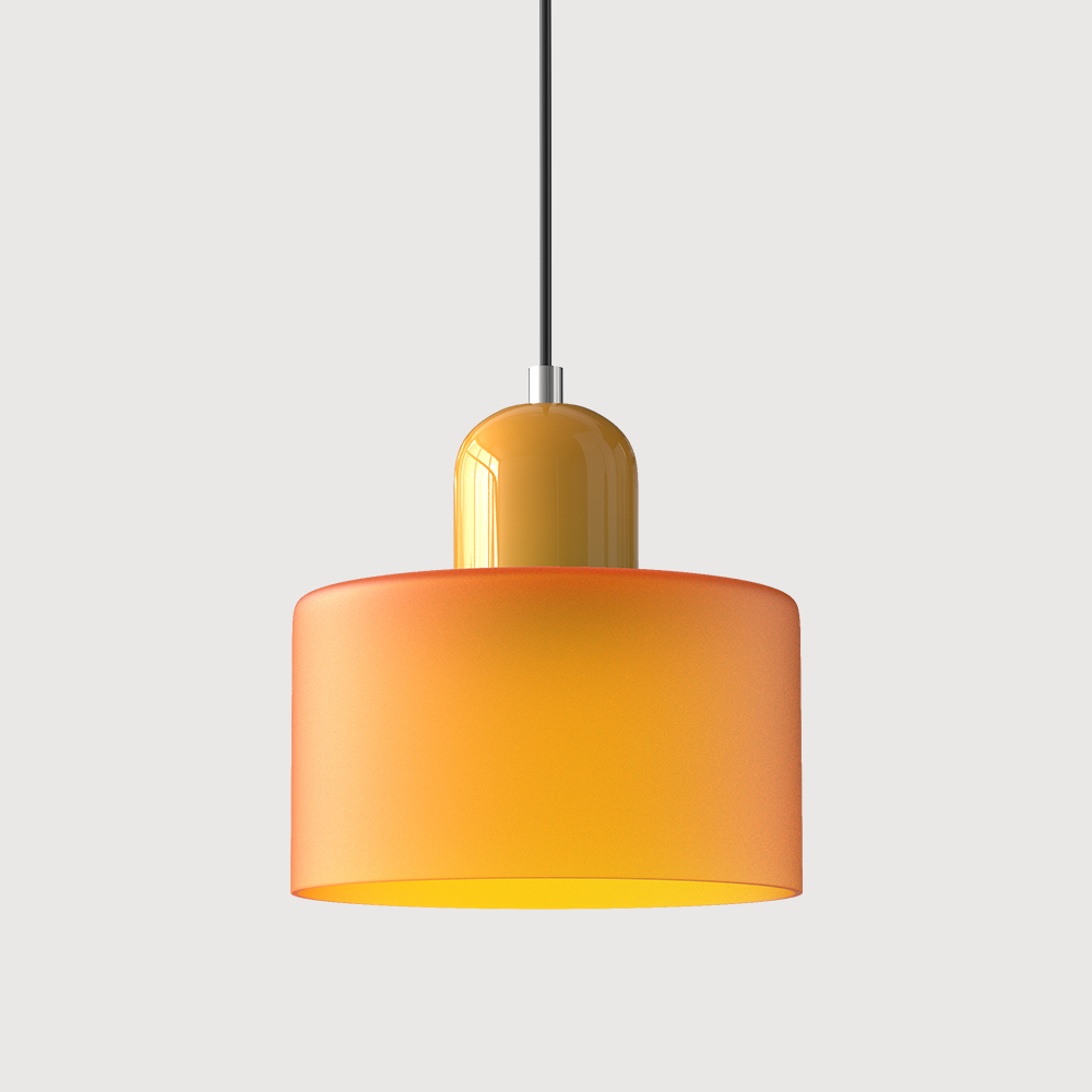 Modern Bauhaus Fresh Glass Pendant Light For Kitchen Island