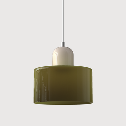 Modern Bauhaus Fresh Glass Pendant Light For Kitchen Island