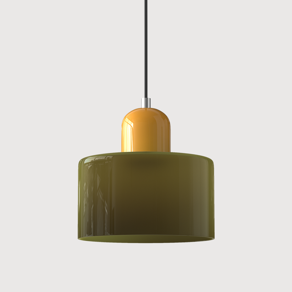 Modern Bauhaus Fresh Glass Pendant Light For Kitchen Island