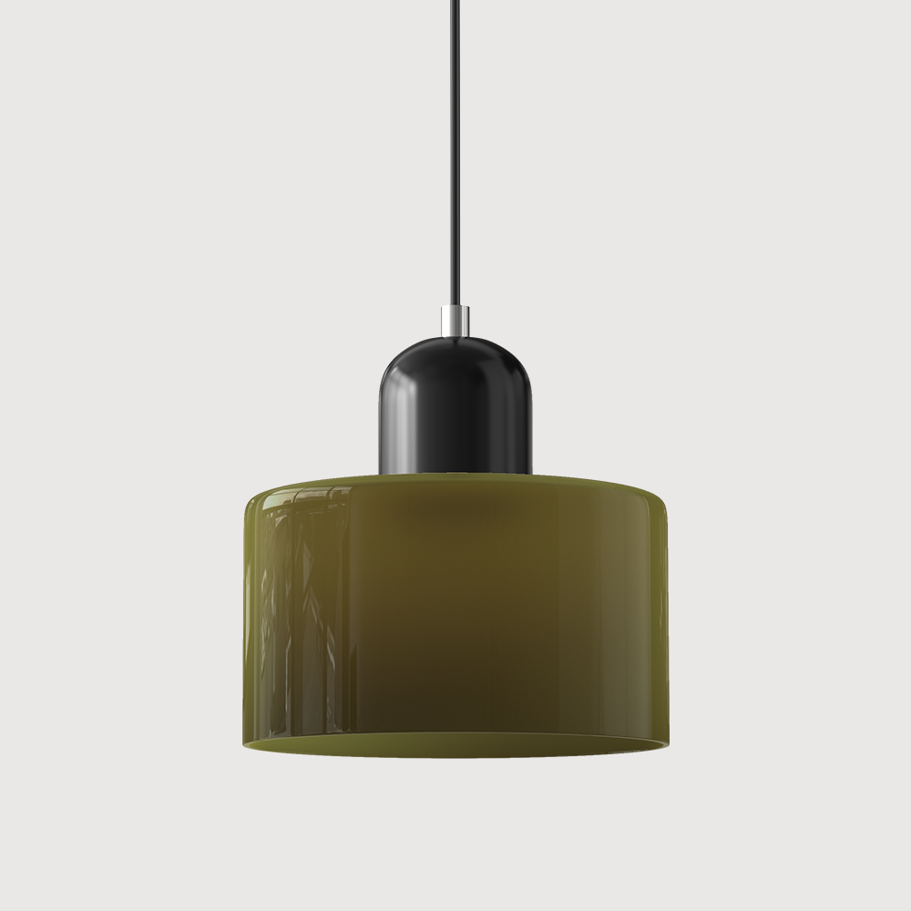 Modern Bauhaus Fresh Glass Pendant Light For Kitchen Island