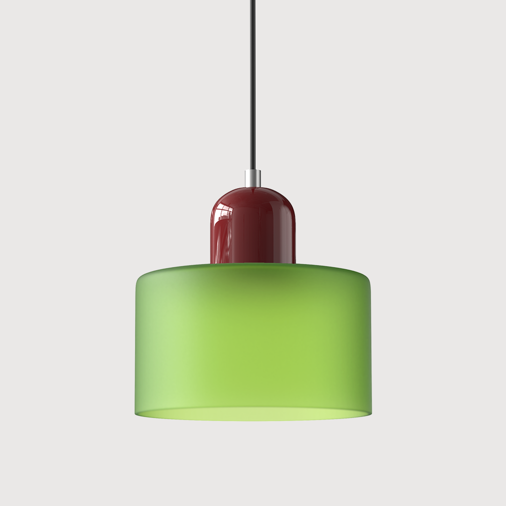 Modern Bauhaus Fresh Glass Pendant Light For Kitchen Island