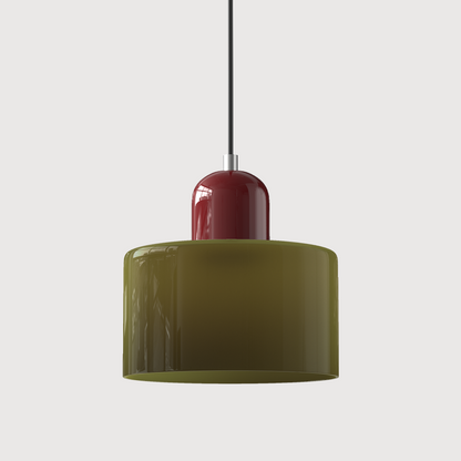 Modern Bauhaus Fresh Glass Pendant Light For Kitchen Island