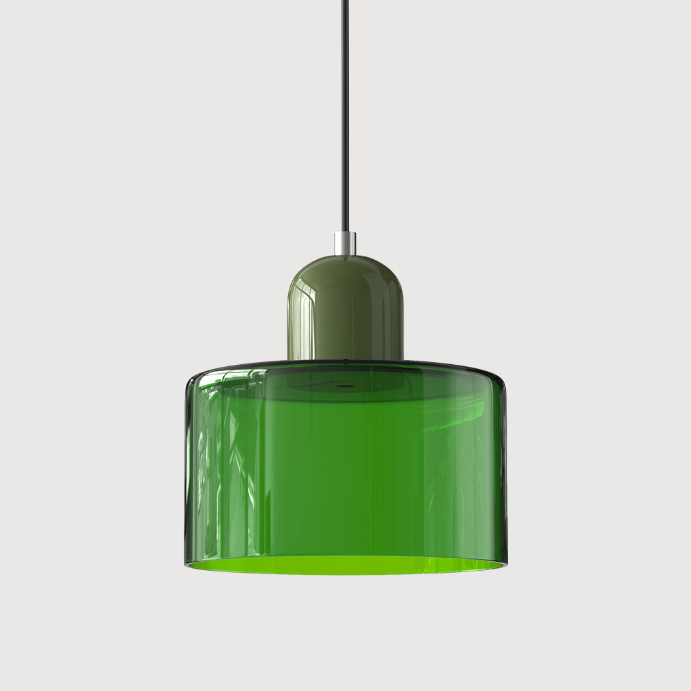 Modern Bauhaus Fresh Glass Pendant Light For Kitchen Island