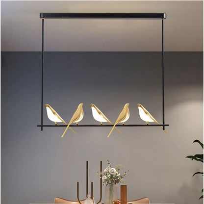 Creative Birds LED Circle Pendant Light