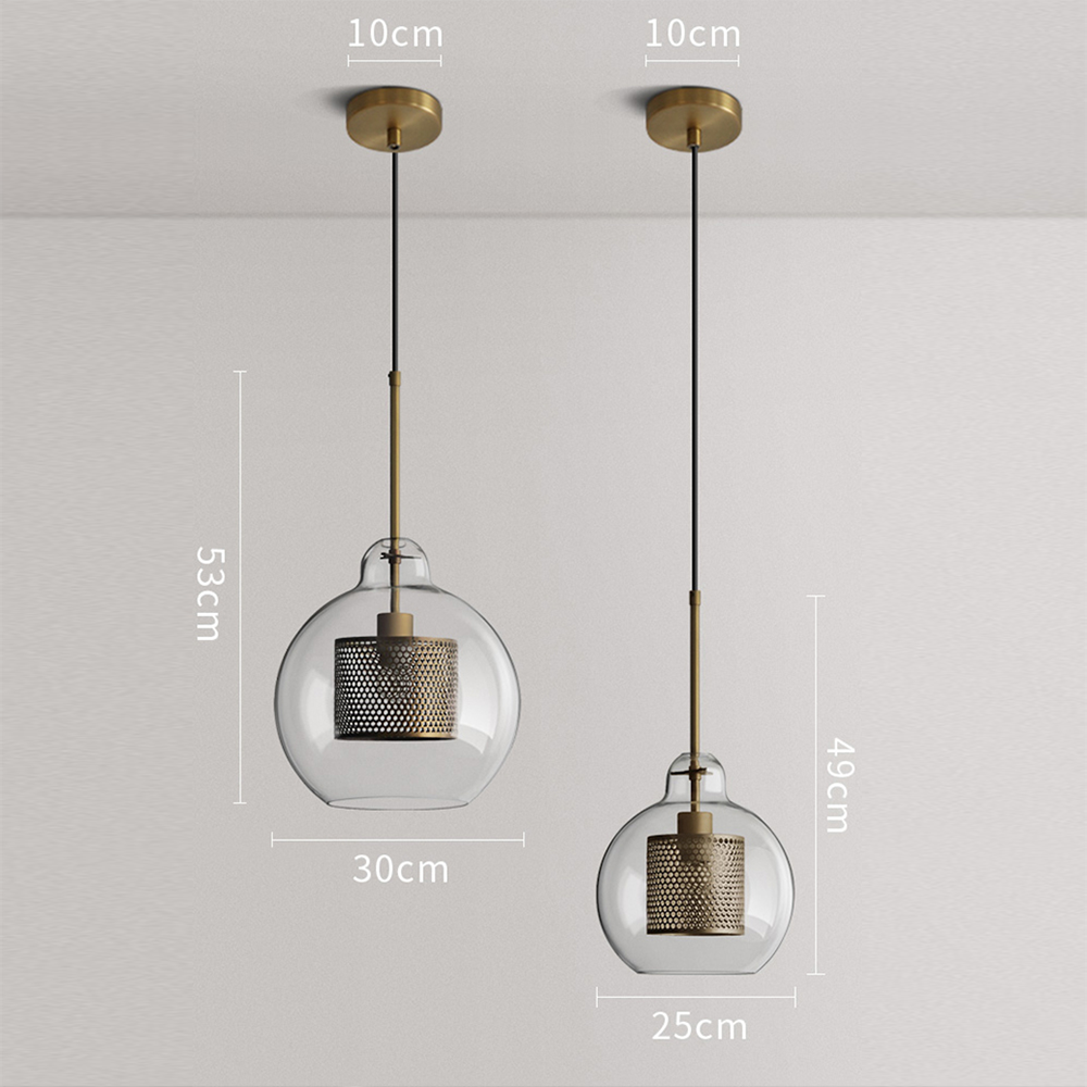 Modern Decor Chiswick Glass Pendant Light -Homdiy