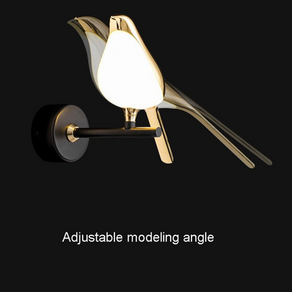 Modern Led Art Design Bird Wall Light