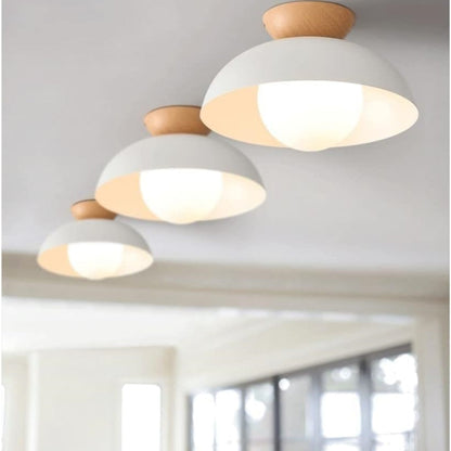 Modern Minimalist Semi-Flush Mount Ceiling Light