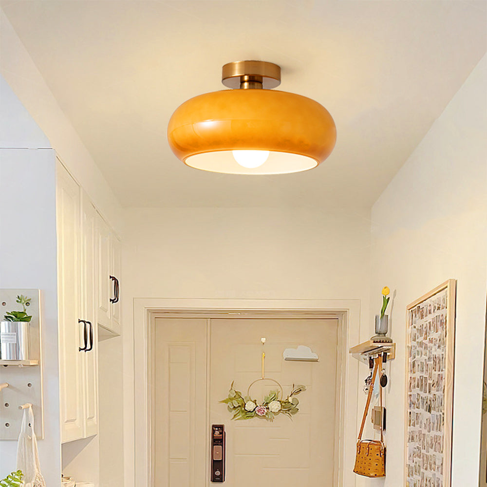 Vintage Round Glass Ceiling Lights
