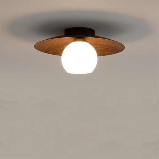 Modern Natural Wood Bedroom Ceiling Lamps