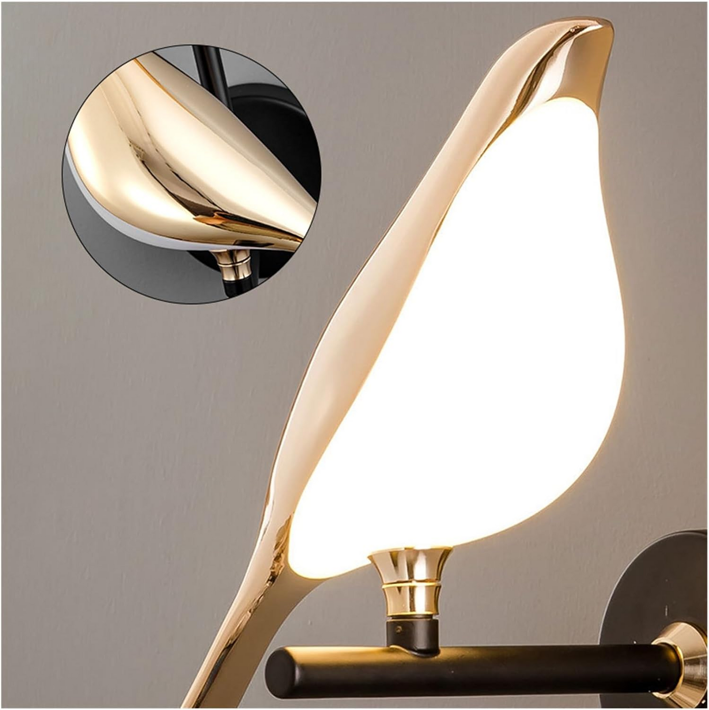 Modern Led Art Design Bird Wall Light