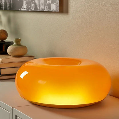 Cute Donut Lamp Orange Table Lamp