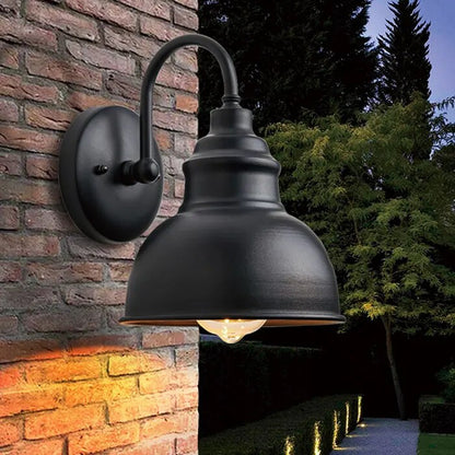 VintageGlow - Retro wall light for outdoors