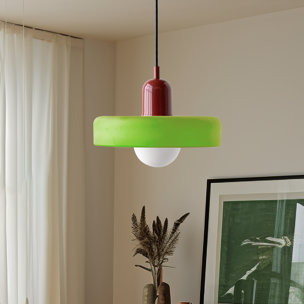 Bauhaus Colorful Glass Pendant Light