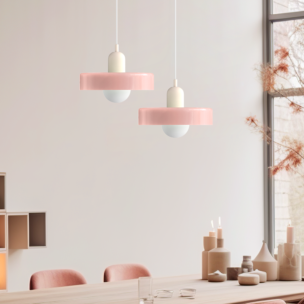 Bauhaus Colorful Glass Pendant Light