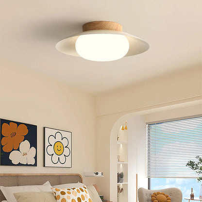 Cream Round White Ceiling Light