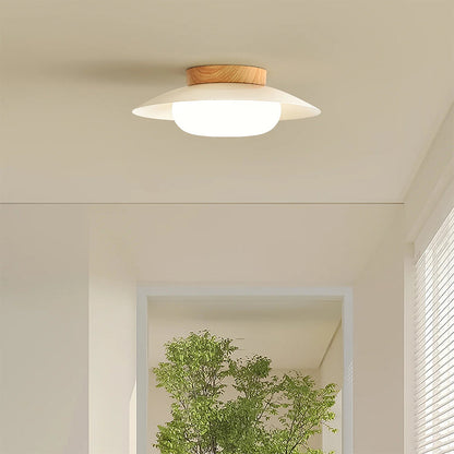 Cream Round White Ceiling Light