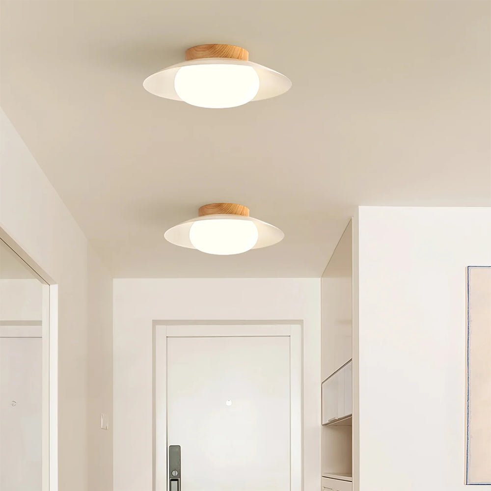 Cream Round White Ceiling Light