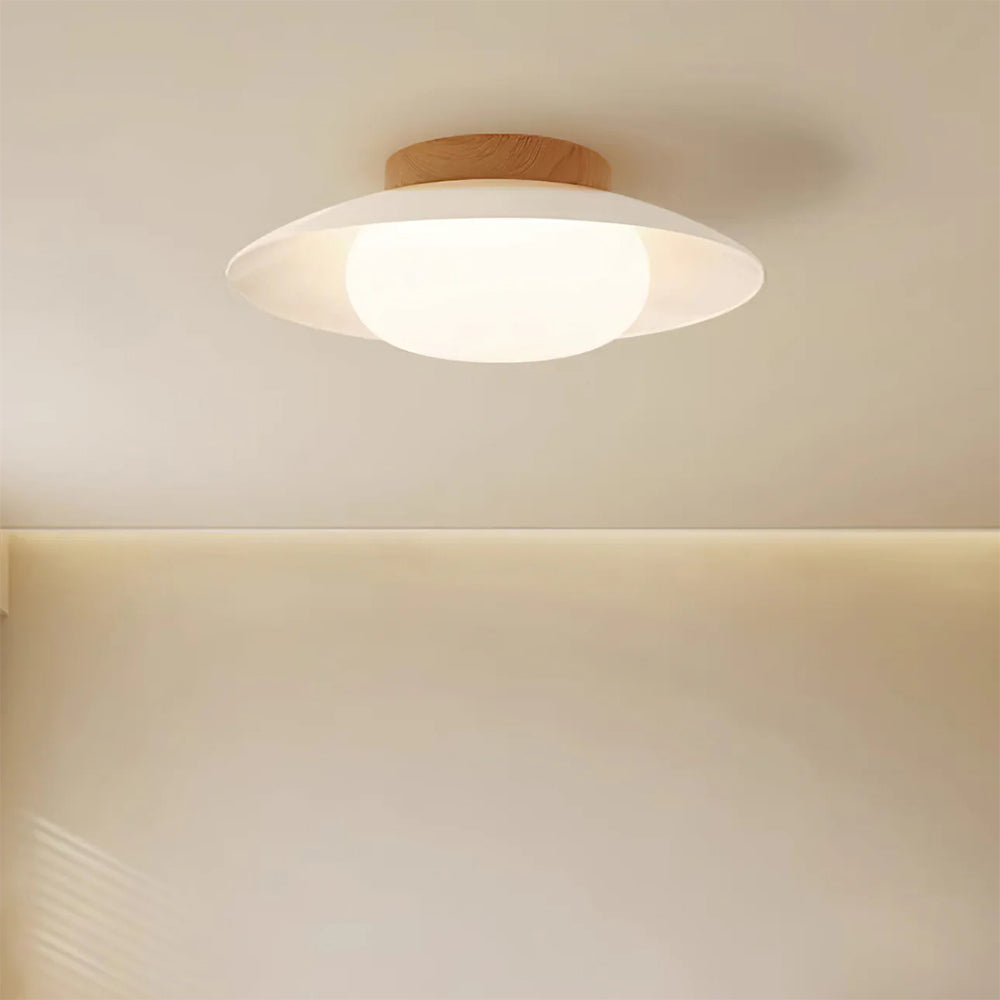 Cream Round White Ceiling Light