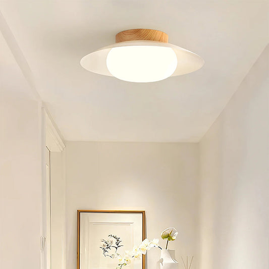 Cream Round White Ceiling Light