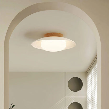 Cream Round White Ceiling Light