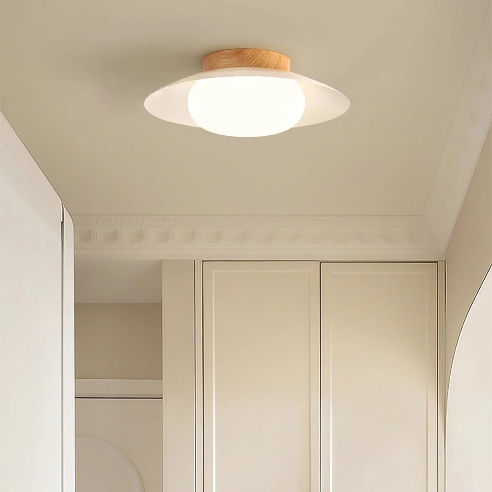 Cream Round White Ceiling Light