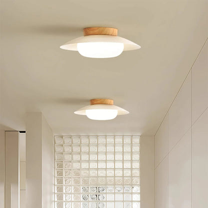 Cream Round White Ceiling Light