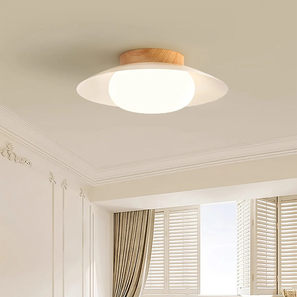 Cream Round White Ceiling Light