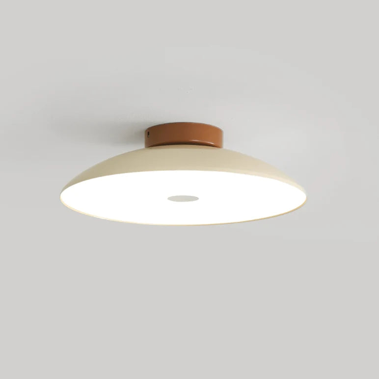 Cream Retro Iron Aisle Ceiling Lamp