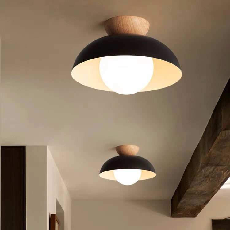 Modern Minimalist Semi-Flush Mount Ceiling Light