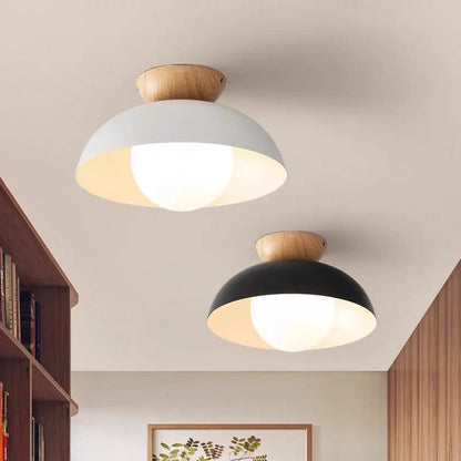 Modern Minimalist Semi-Flush Mount Ceiling Light