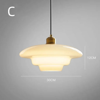 Nordic Minimalist Glass Pendant Light