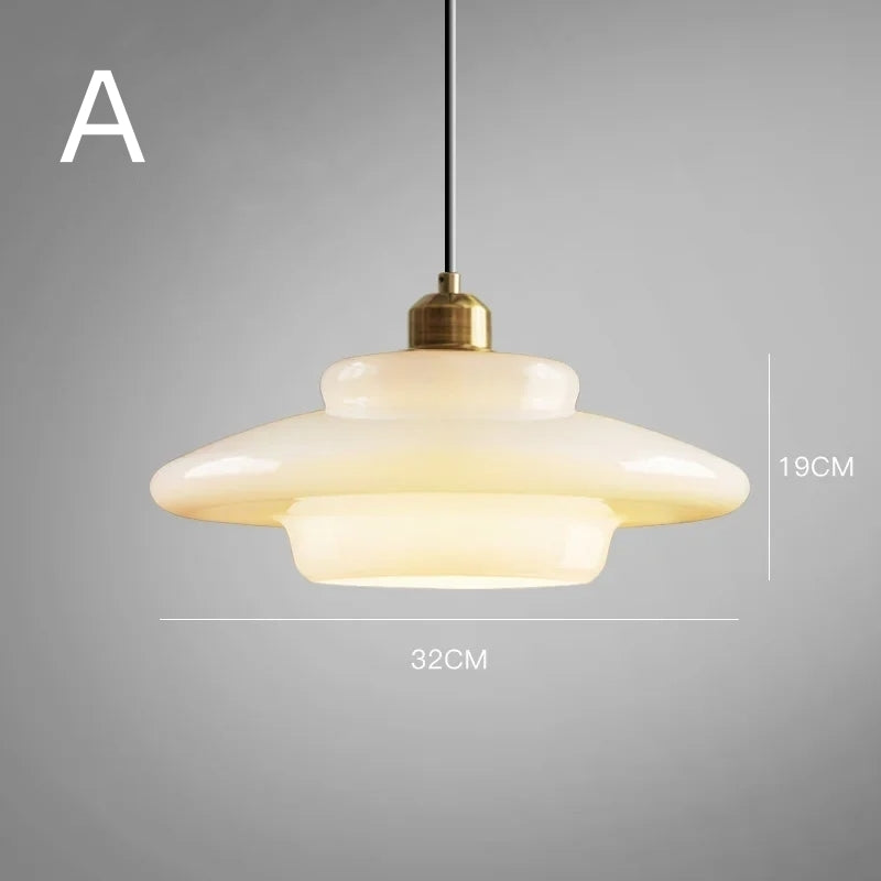 Nordic Minimalist Glass Pendant Light