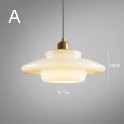 Nordic Minimalist Glass Pendant Light